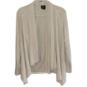 Bobeau starred open cardigan